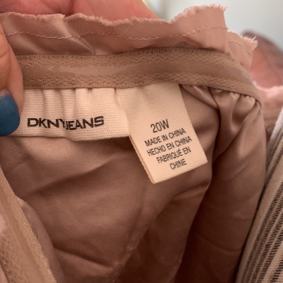 Dkny Pewter Sequin Strapless Elastic Waist Size 20W Dress - Picture 5 of 5